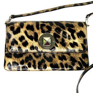 KATE SPADE | Leopard Cheetah Animal Print Crossbody | Gold Black | L141